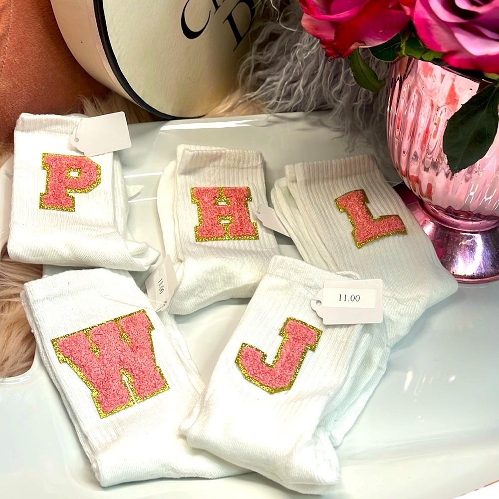🎀GIRLS VARSITY LETTER SOCKS